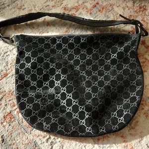 Gucci black hobo bag